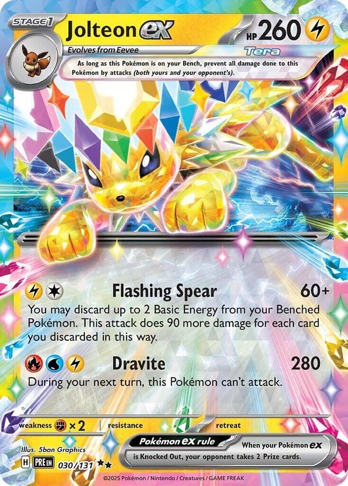 Jolteon ex (030/131 PRE) - EN