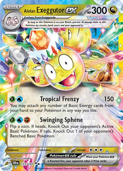 Alolan Exeggutor ex (133/191 SSP) - EN