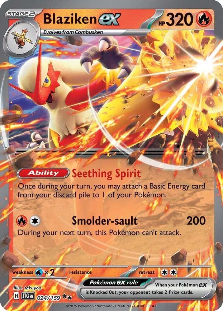 Blaziken ex (024/159 JTG) - EN