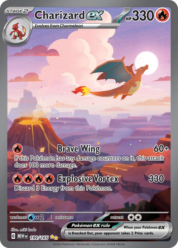Charizard ex (199/165 MEW) - EN