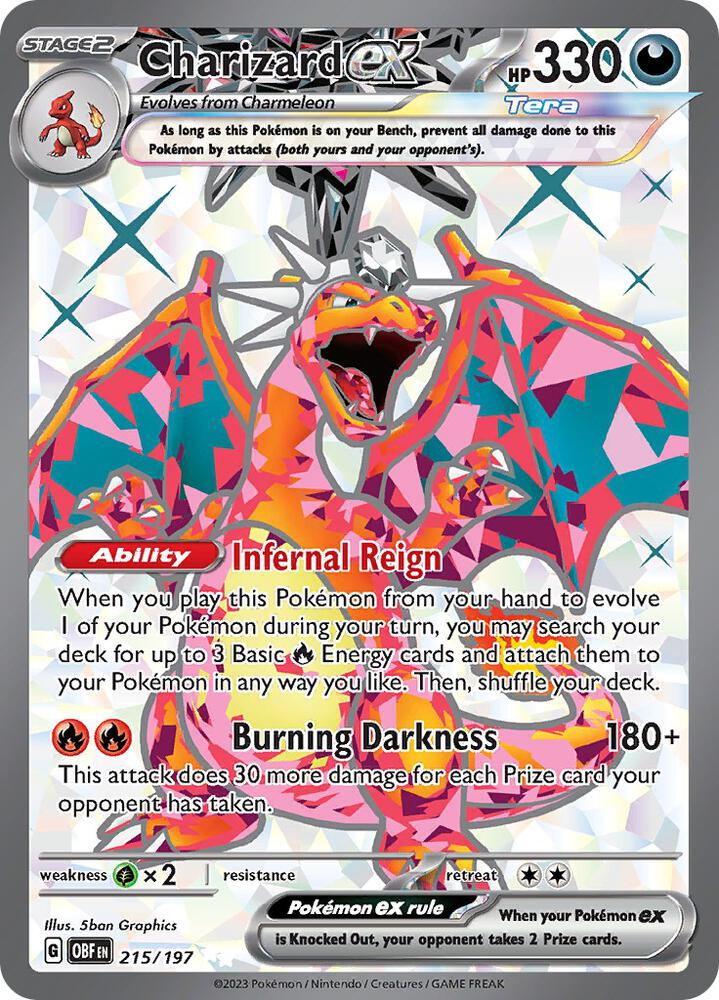 Charizard ex (215/197 OBF) - EN