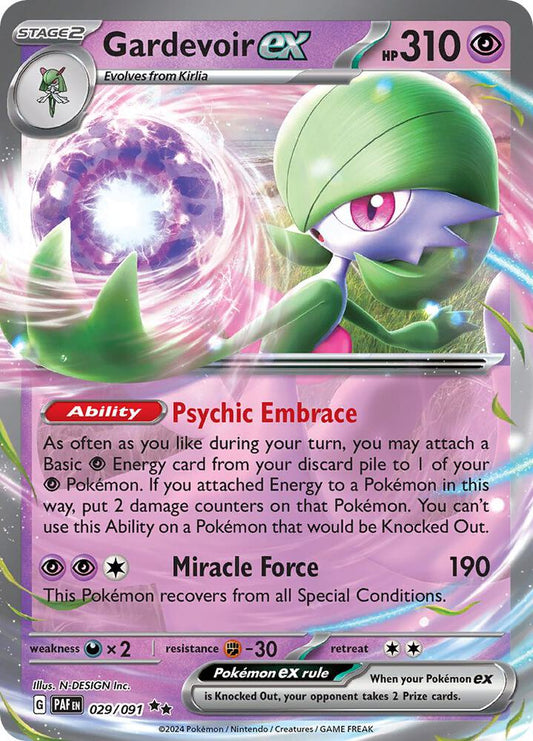 Gardevoir ex (029/091 PAF) - EN