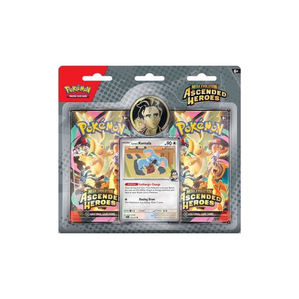 Pokemon Ascended Heroes 2 Pack Blister (Komala)